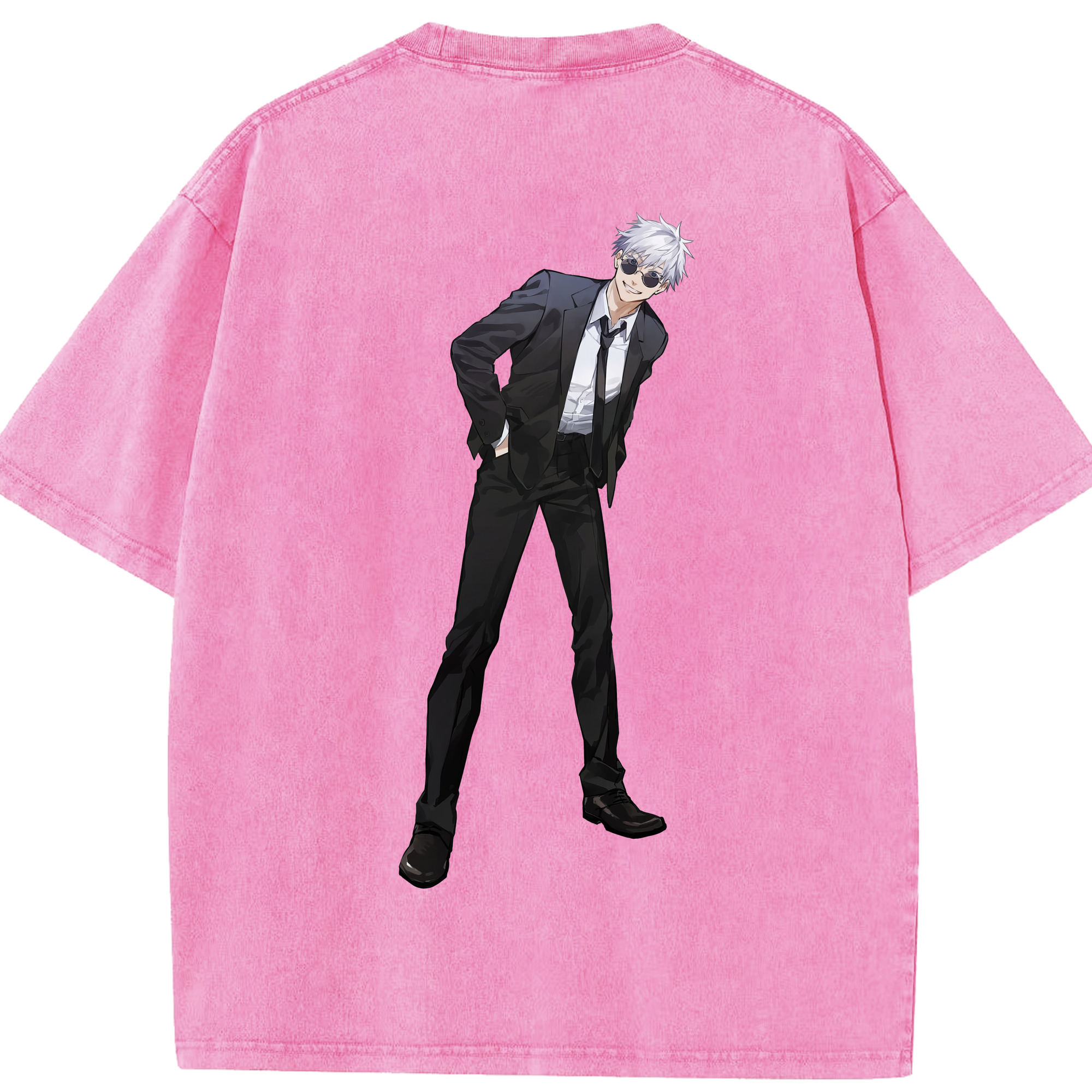 （画像用） 呪術廻戦 Jujutsu Kaisen 綿100% ヴィンテージ風 半袖Tシャツ（背面プリント）